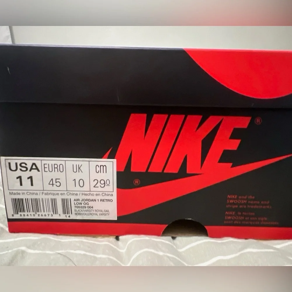 Men’s Jordan 1 Retro‎ Low Royal Nike Shoe
